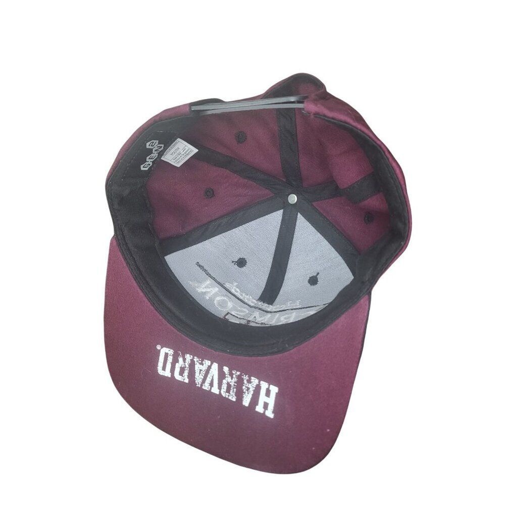 NCAA Harvard Snapback Hat Youth Crimson Maroon Black Casual Sportswear Kidcore - Picture 5 of 5